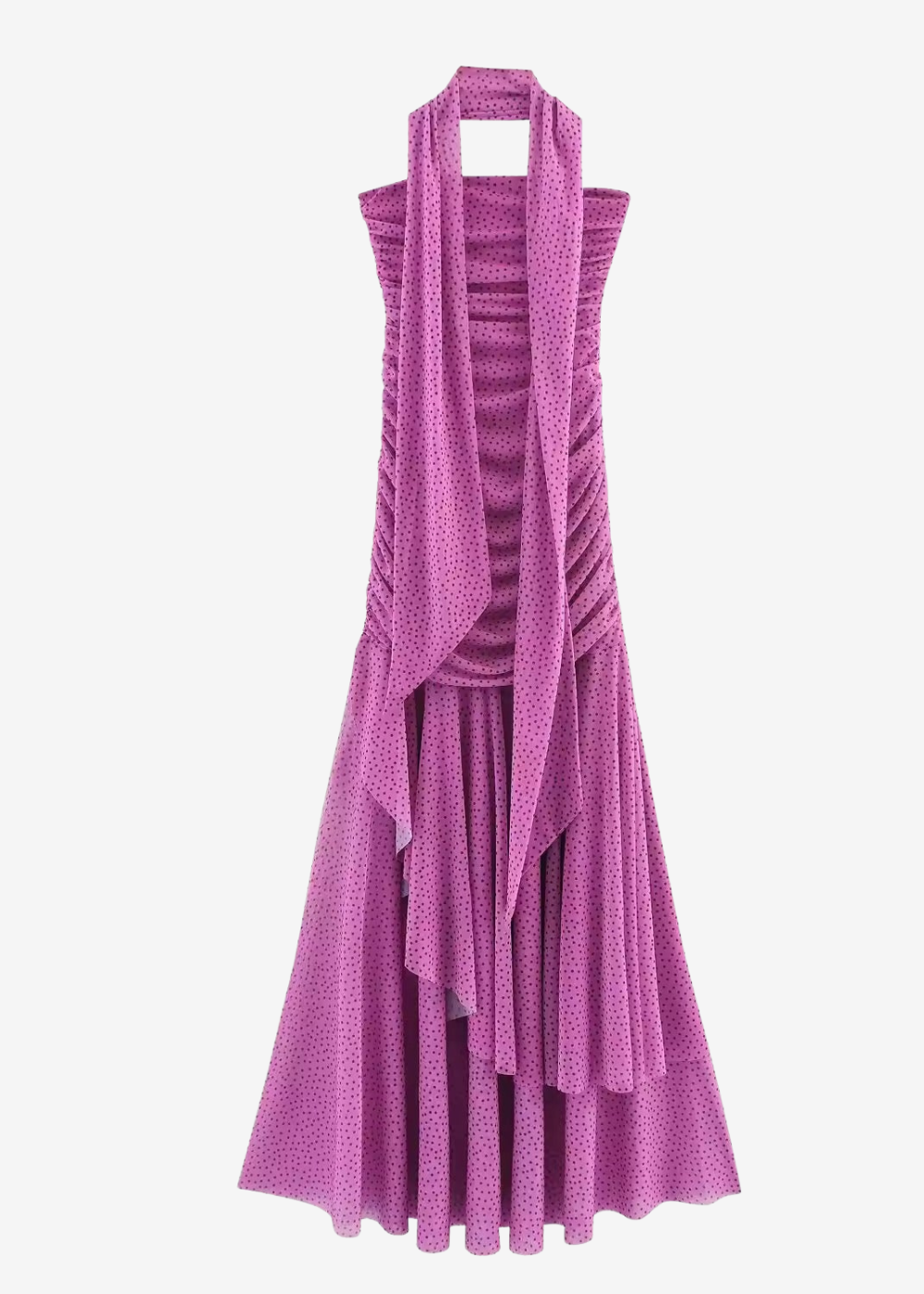 Carmen | Vestido Mujer Elegante de Lunares para Fiesta y Ocasiones Especiales