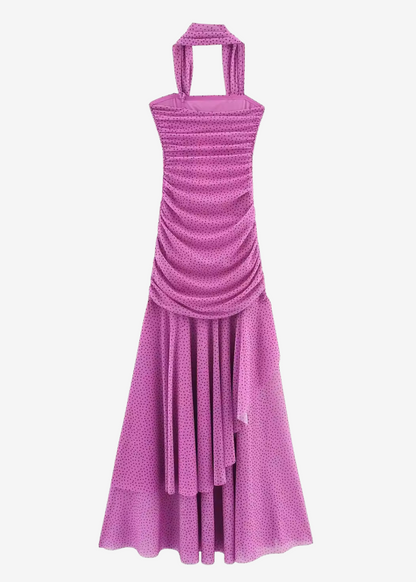 Carmen | Vestido Mujer Elegante de Lunares para Fiesta y Ocasiones Especiales