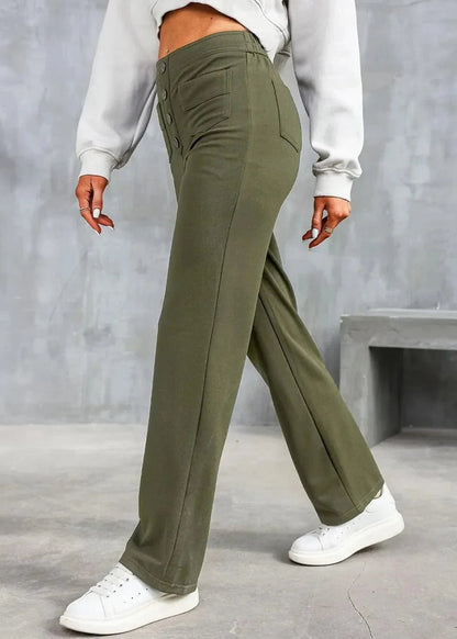 Elvira | Pantalones Mujer Elegantes de Cintura Alta para un Look Sofisticado