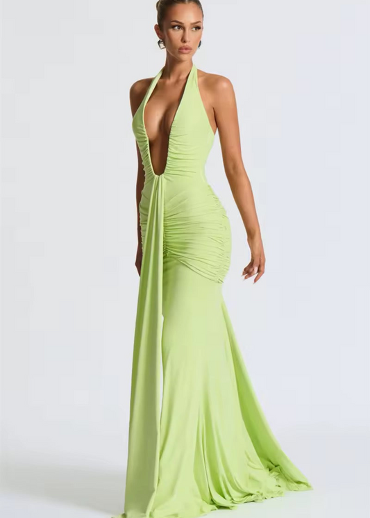 Mery | Elegante Vestido  Largo Ajustado para Lucir Espectacular