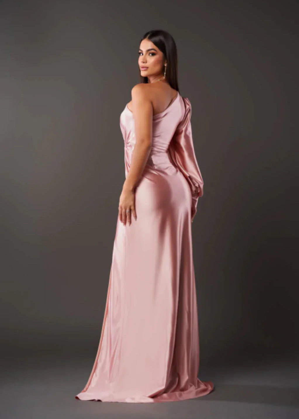 Clara | Vestido De Fiesta Elegante Asimétrico Para Invitadas De Boda 3