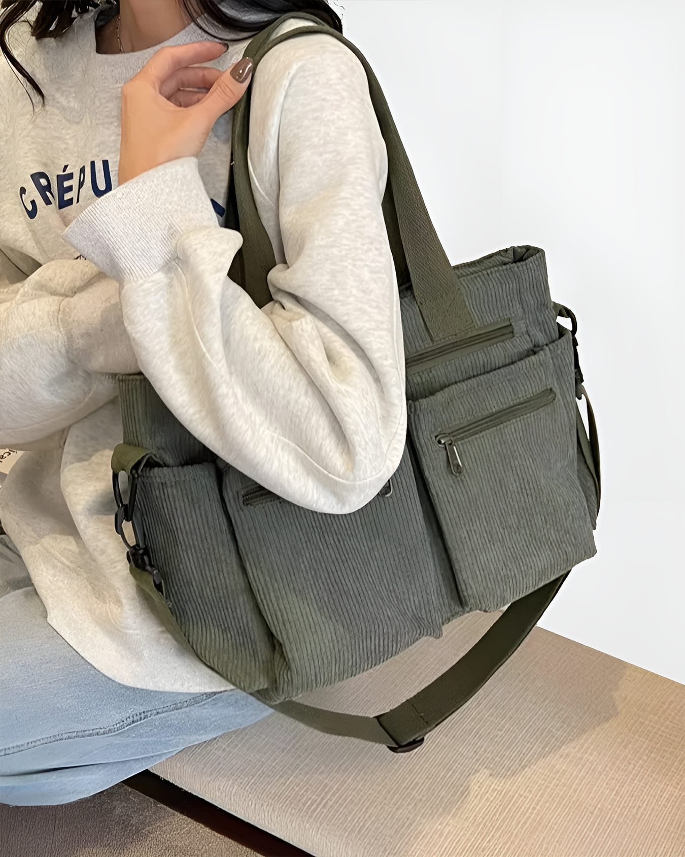 Lucas | Bolsa de Tela Minimalista Urban para Uso Diario y Compras 2