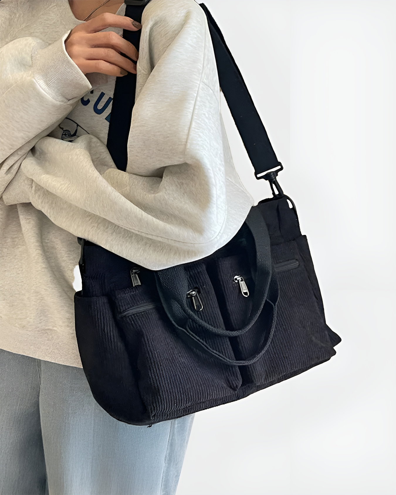 Lucas | Bolsa de Tela Minimalista Urban para Uso Diario y Compras 8