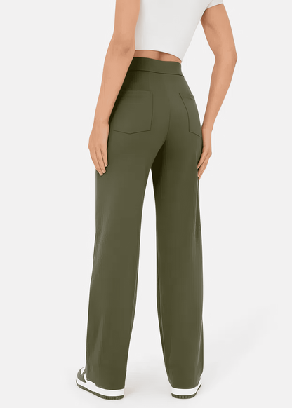 Lucía | Pantalones Mujer Elegantes de Cintura Alta para un Look Sofisticado 3