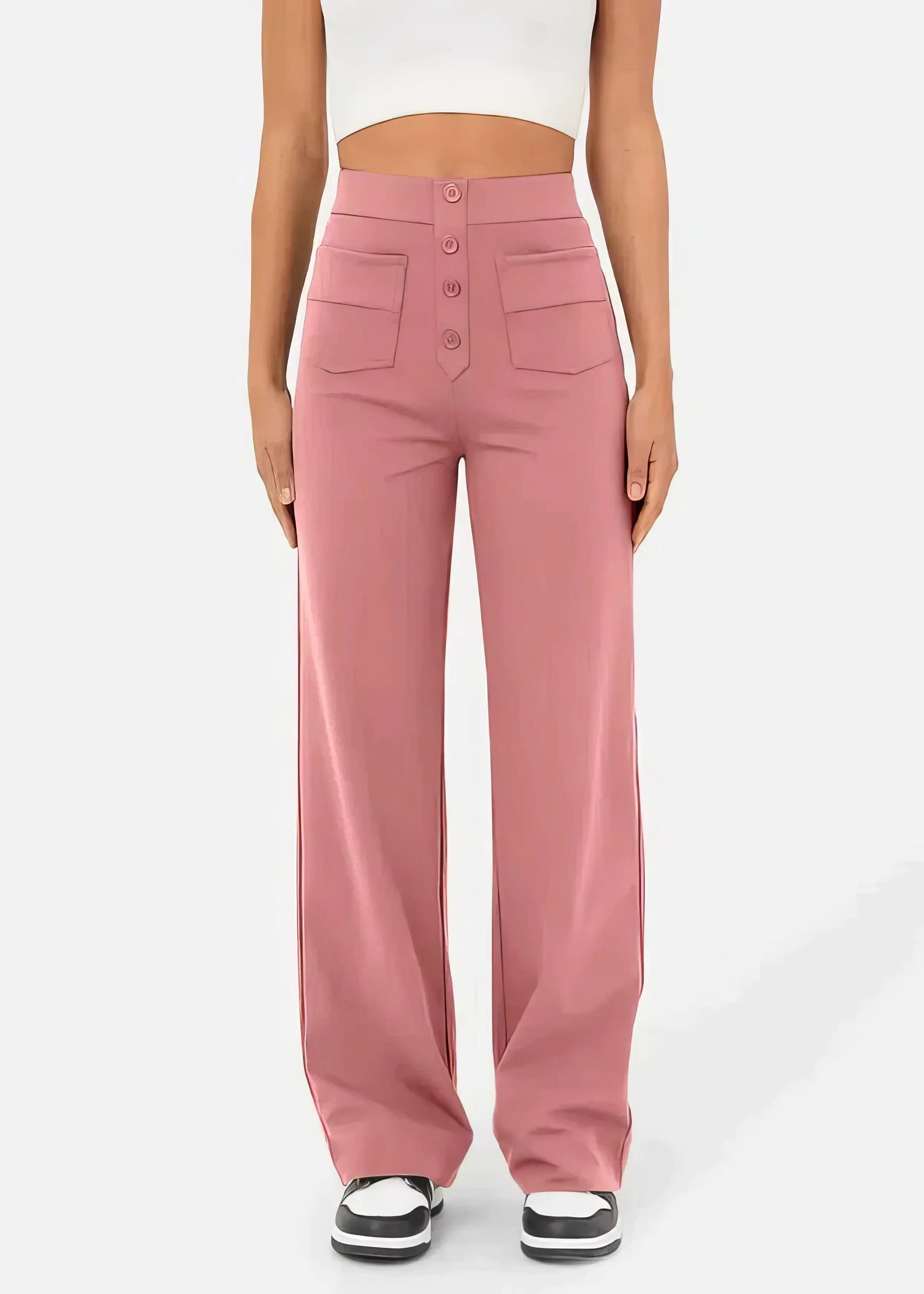 Lucía | Pantalones Mujer Elegantes de Cintura Alta para un Look Sofisticado 5