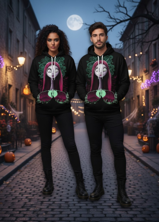 Sudadera Unisex de Anime y Dibujos – Ideal para Halloween y Uso Diario