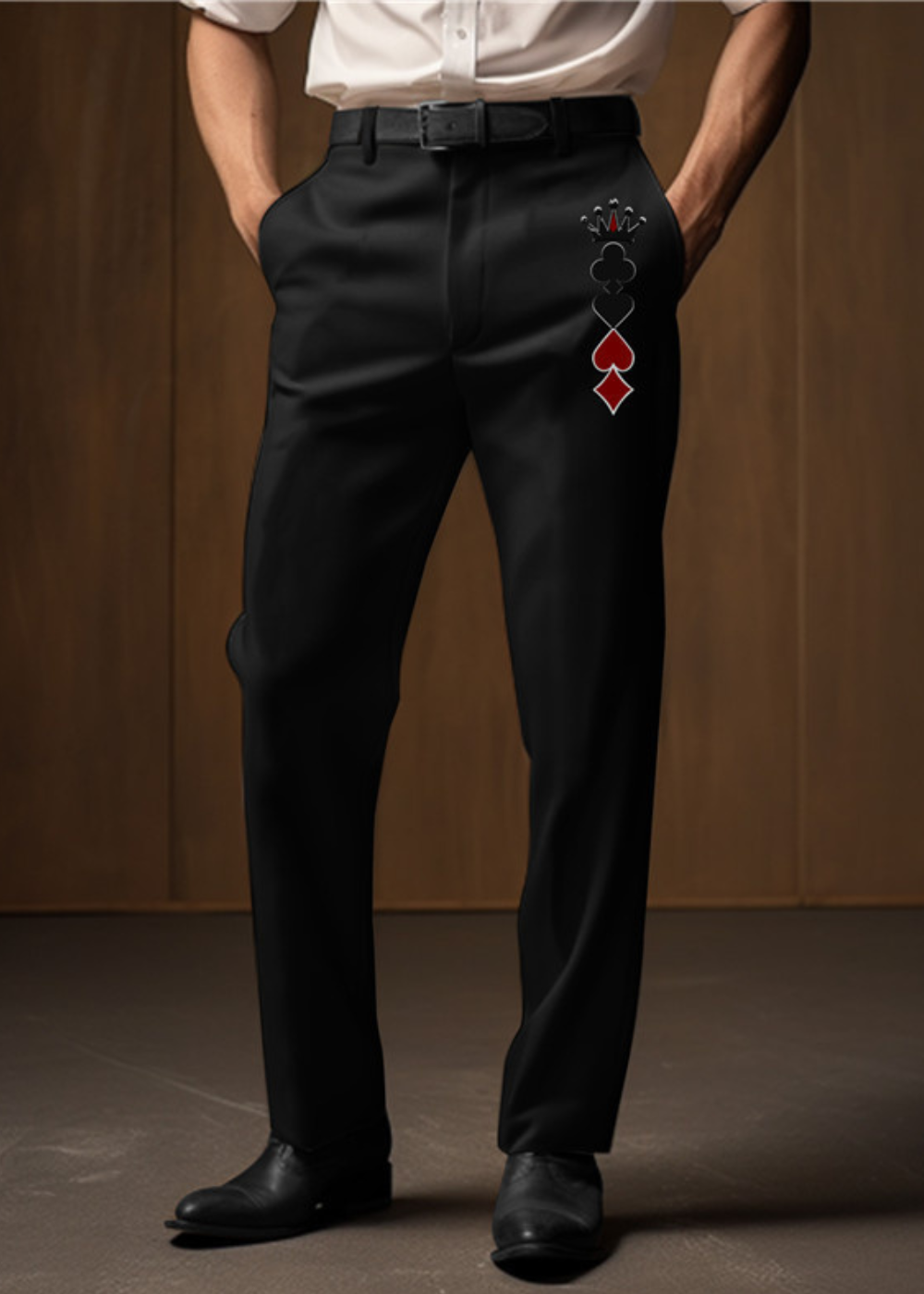 Santiago | Pantalones Góticos Punk con Calaveras para Hombres Modernos 0