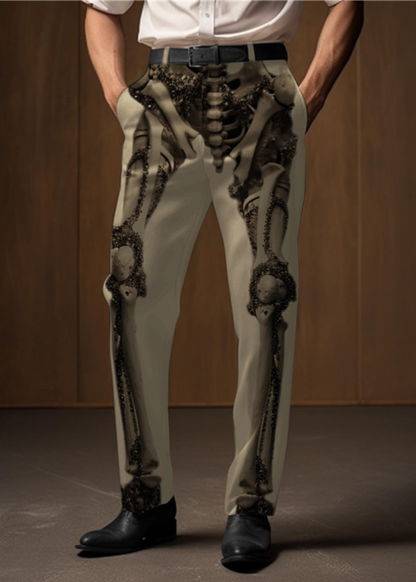 Santiago | Pantalones Góticos Punk con Calaveras para Hombres Modernos 2