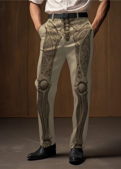 Santiago | Pantalones Góticos Punk con Calaveras para Hombres Modernos 4