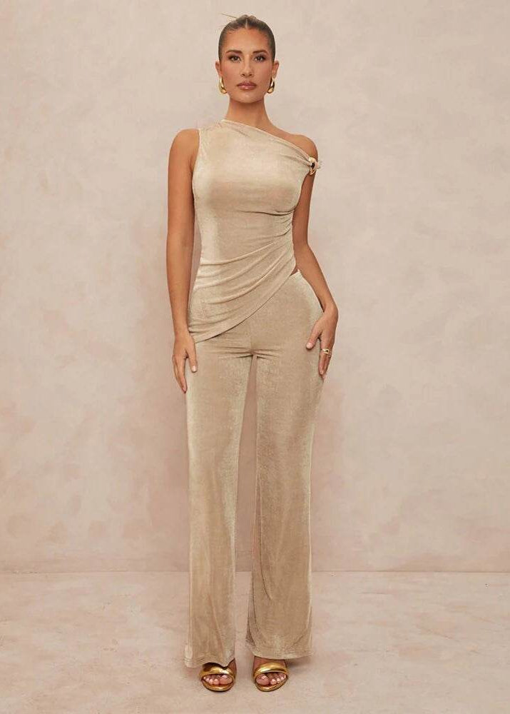 Sofía | Conjunto Punto Mujer Casual de 2 Piezas con Cuello Oblicuo 6