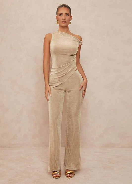 Sofía | Conjunto Punto Mujer Casual de 2 Piezas con Cuello Oblicuo 6