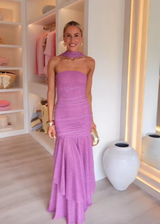Carmen | Vestido Mujer Elegante de Lunares para Fiesta y Ocasiones Especiales