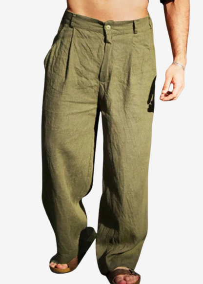 Antonio | Pantalón palazzo ancho y elegante para hombre