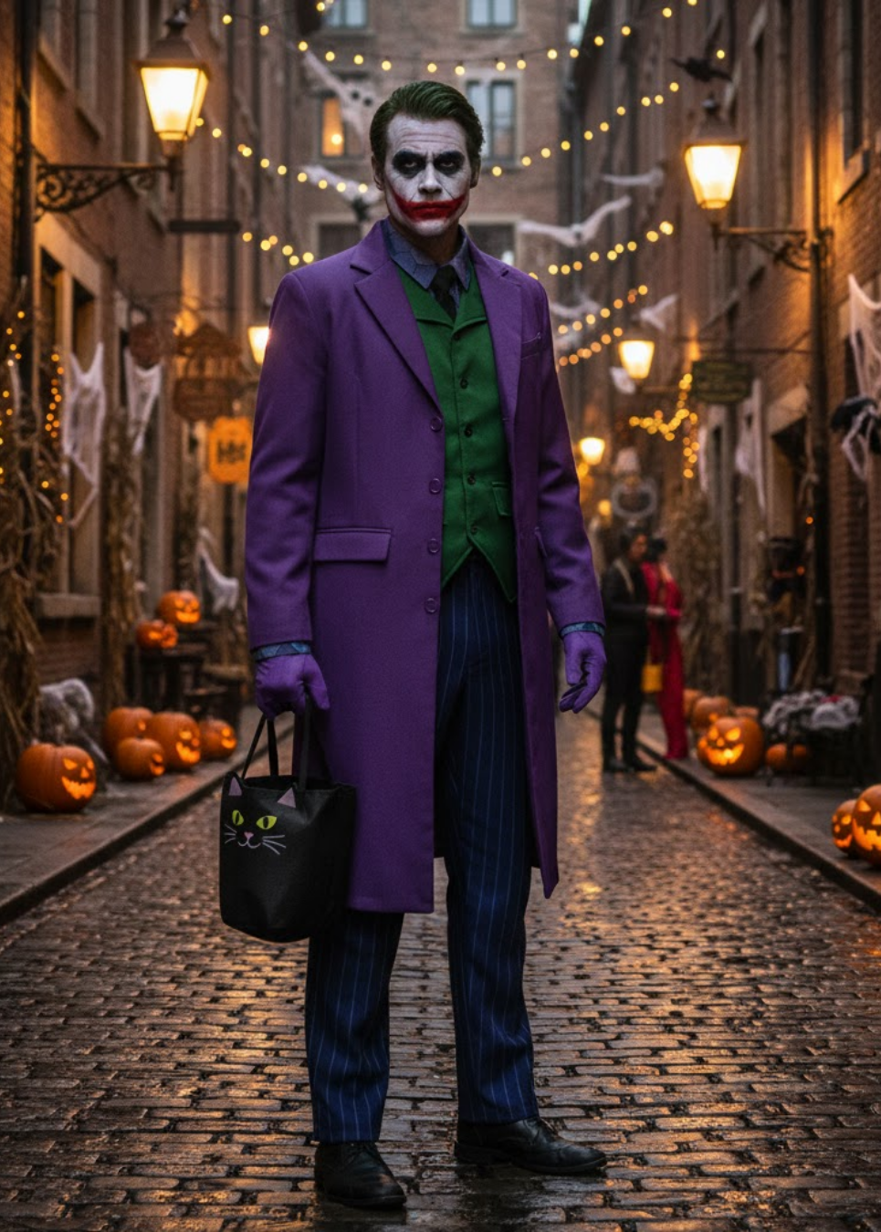 Disfraz de Joker para Hombre – Traje de Cosplay de la Película Joker: Folie à Deux para Carnaval y Fiestas