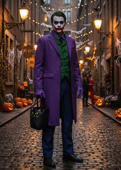 Disfraz de Joker para Hombre – Traje de Cosplay de la Película Joker: Folie à Deux para Carnaval y Fiestas