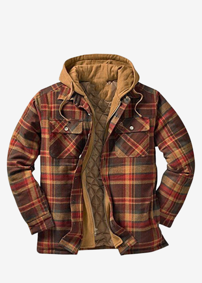 Bruno | Elegante Chaqueta de Hombre Acolchada con Patrón Clásico