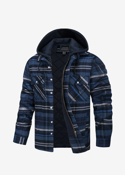 Bruno | Elegante Chaqueta de Hombre Acolchada con Patrón Clásico