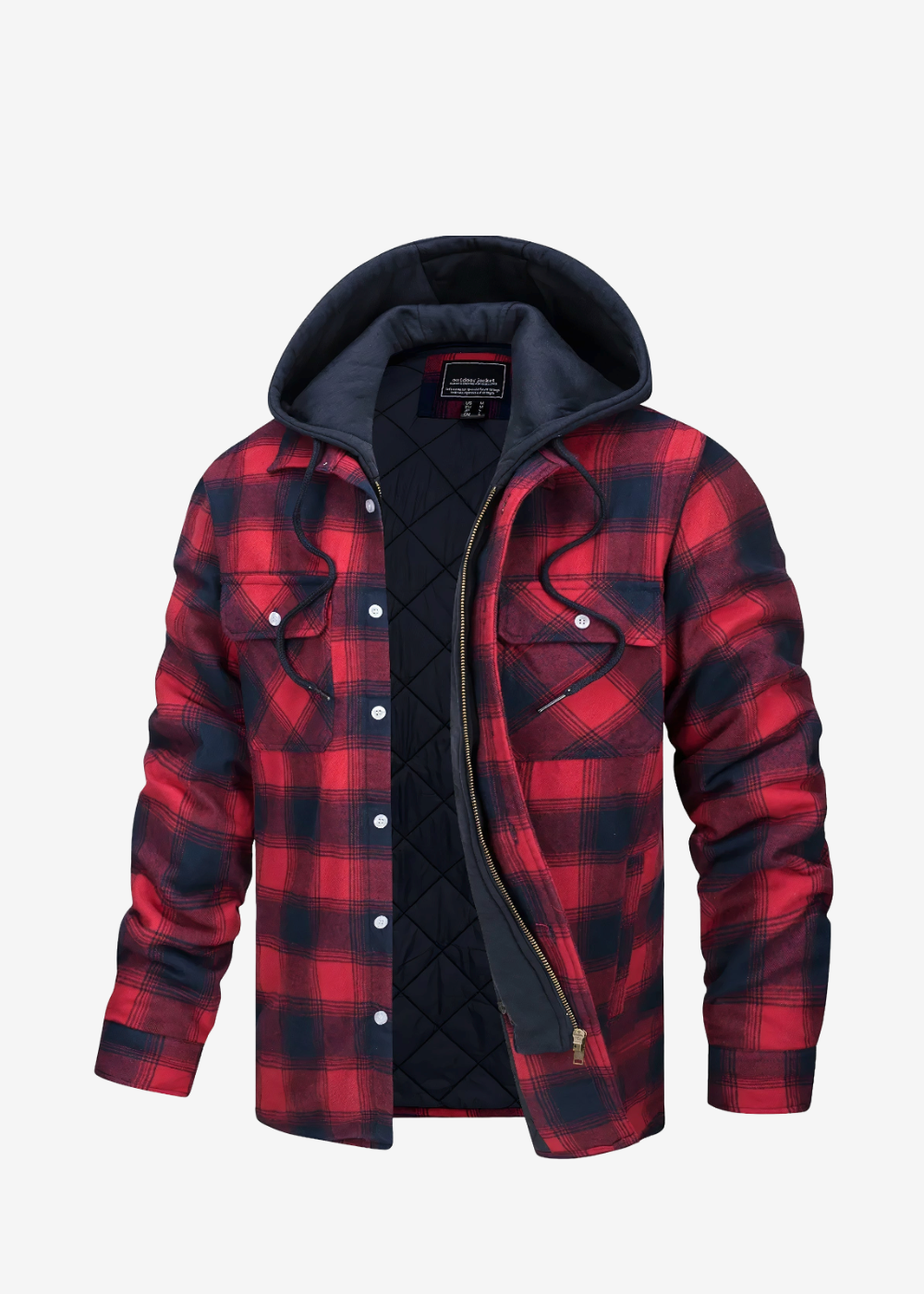 Bruno | Elegante Chaqueta de Hombre Acolchada con Patrón Clásico