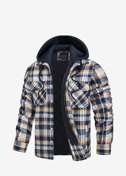 Bruno | Elegante Chaqueta de Hombre Acolchada con Patrón Clásico