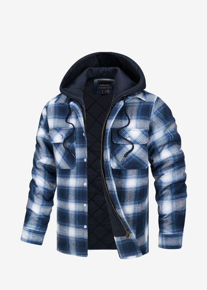 Bruno | Elegante Chaqueta de Hombre Acolchada con Patrón Clásico