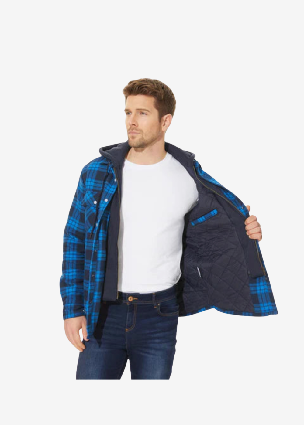 Bruno | Elegante Chaqueta de Hombre Acolchada con Patrón Clásico