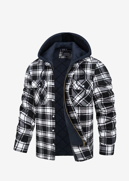 Bruno | Elegante Chaqueta de Hombre Acolchada con Patrón Clásico