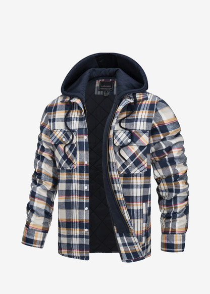 Bruno | Elegante Chaqueta de Hombre Acolchada con Patrón Clásico