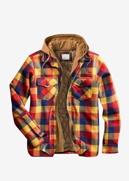 Bruno | Elegante Chaqueta de Hombre Acolchada con Patrón Clásico