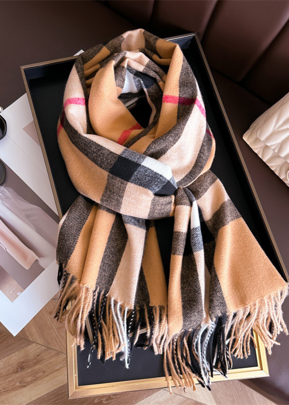 Carmen | Bufanda Elegante de Punto para Mujer Ideal para Otoño e Invierno