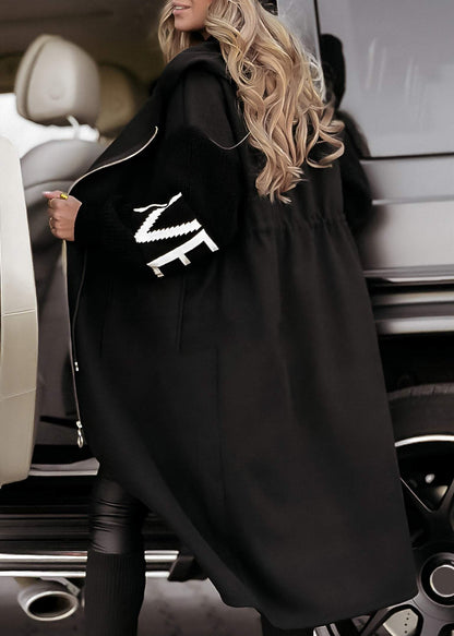 Verónica | Gabardina Larga con Capucha para Mujer, Elegante y Funcional